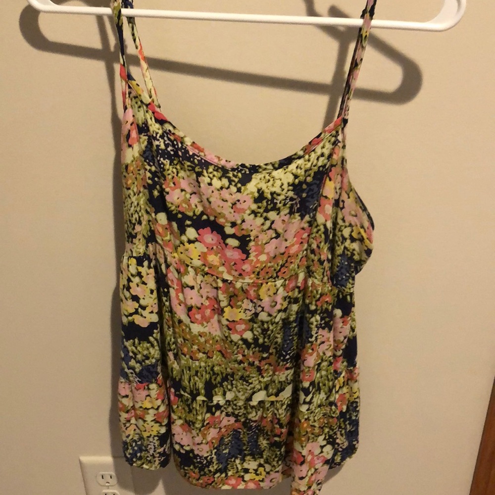 Floral tank top
